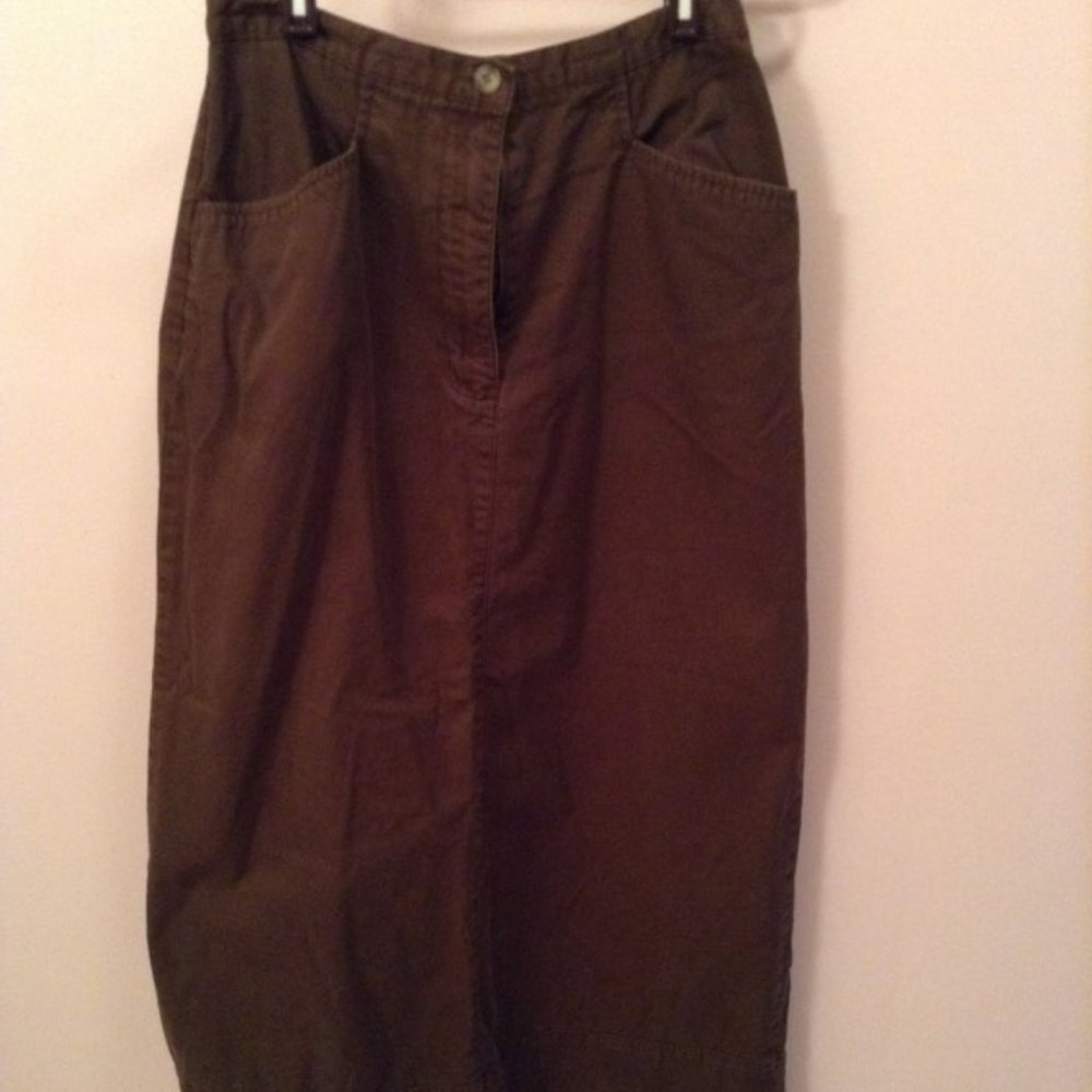 vintage brown Laura Ashley skirt size 6
